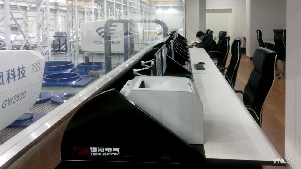 大型電機(jī)試驗(yàn)臺(站)中控室