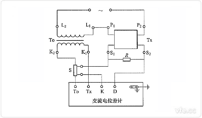 差值法原理測(cè)量非傳統(tǒng)電流互感器電壓輸出誤差線路 差值法原理測(cè)量非傳統(tǒng)電流互感器電壓輸出誤差線路