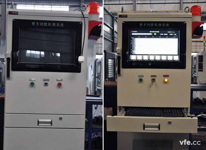 磁浮整車間隙檢測系統(tǒng)實物圖 磁浮整車間隙檢測系統(tǒng)實物圖