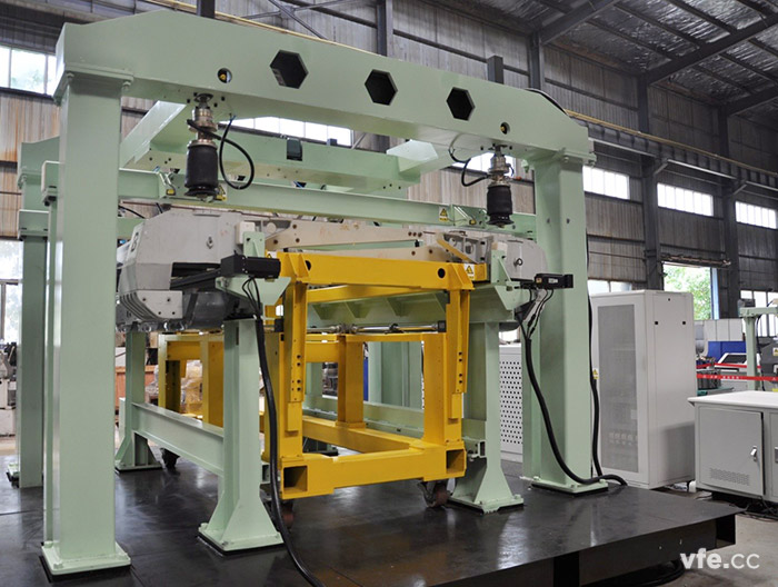 轉(zhuǎn)向架組裝檢測平臺實(shí)物圖 轉(zhuǎn)向架組裝檢測平臺實(shí)物圖