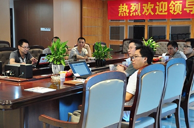 中船重工712所、中國兵器工業(yè)第58研究所綿陽市維博電子于2014年7月14日訪問銀河電氣